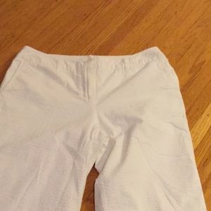 George size 10 white capris